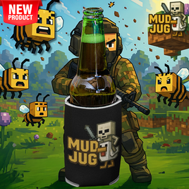 Chicken Jockey Koozie Mud Jug