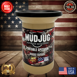 Desert Tan Mud Jug™ Roadie – Portable Spittoon Made in USA