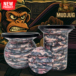 Battle Patch Camo "Limited" Mud Jug© Classic, Roadie and Can Lid Value Pack Mud Jug