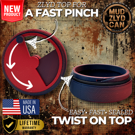 Mud ZLYD Can Freedom Blend Red/Blue Mud Jug