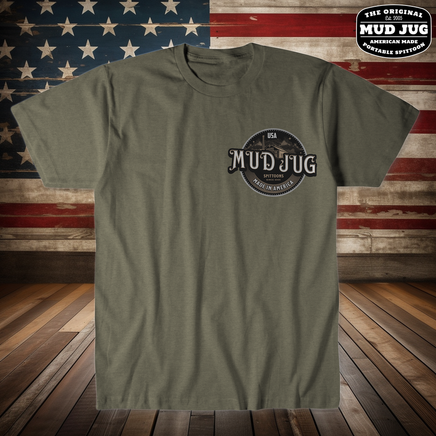 Mud Jug tobacco barn logo Tee Shirt Mud Jug