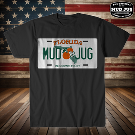 Mud Jug© Florida Plate Tee Shirt Mud Jug