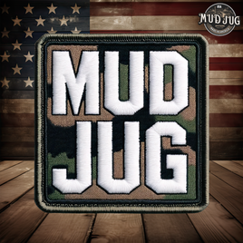 Mud Jug© Camo Patch Sticker Mud Jug