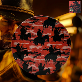 Red Dead Riders "Limited" Mud Jug© Can lid Mud Jug