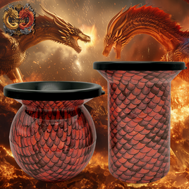 Red Dueling Dragons "Limited" Mud Jug© Classic and Roadie Value Pack Mud Jug