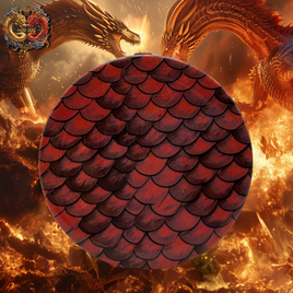 Red Dueling Dragons "Limited" Mud Jug© Can Lid Mud Jug