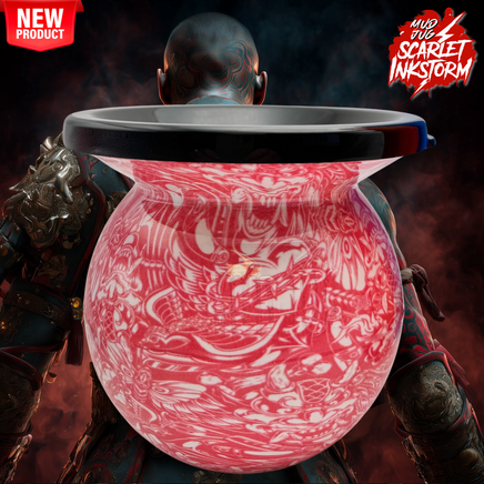 Scarlet Inkstorm "Limited" Mud Jug© Classic Mud Jug