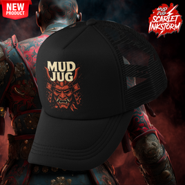 Mud Jug© Scarlet Inkstorm Trucker Hat Mud Jug