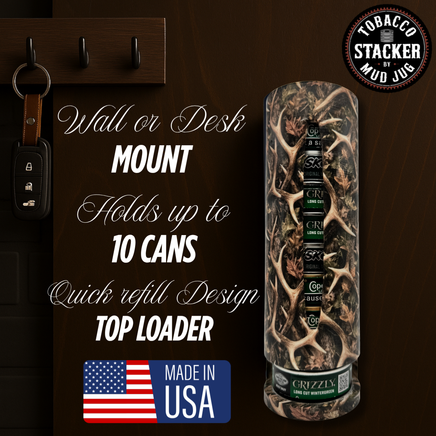 Rack and Timber Camo Tobacco Stacker© Mud Jug