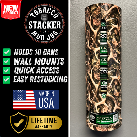 Rack and Timber Camo Tobacco Stacker© Mud Jug