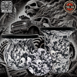 Skull Storm "Limited" Mud Jug© Classic, Roadie and Can Lid Value Pack Mud Jug