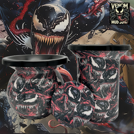 Venomous Vortex "Limited" Mud Jug© Classic, Roadie and Can Lid Value Pack Mud Jug