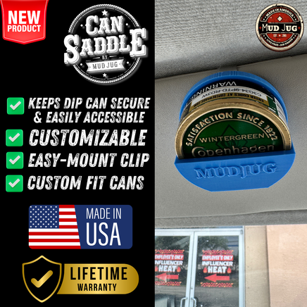 Can Saddle OD Green Mud Jug
