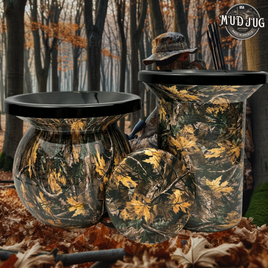 The Fall Whisperer "Limited" Mud Jug© Classic, Roadie and Can Lid Value Pack Mud Jug
