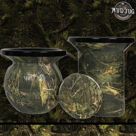 The Midnight Moss Camo Mud Jug© Classic, Roadie and Can Lid Value Pack Mud Jug