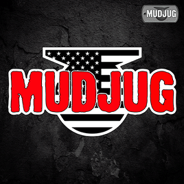 Mud Jug© Red Logo Sticker Mud Jug