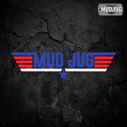 Mud Jug© Top gun dip Sticker Mud Jug