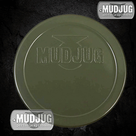 Mud Jug© Olive Drab Can Lid Mud Jug